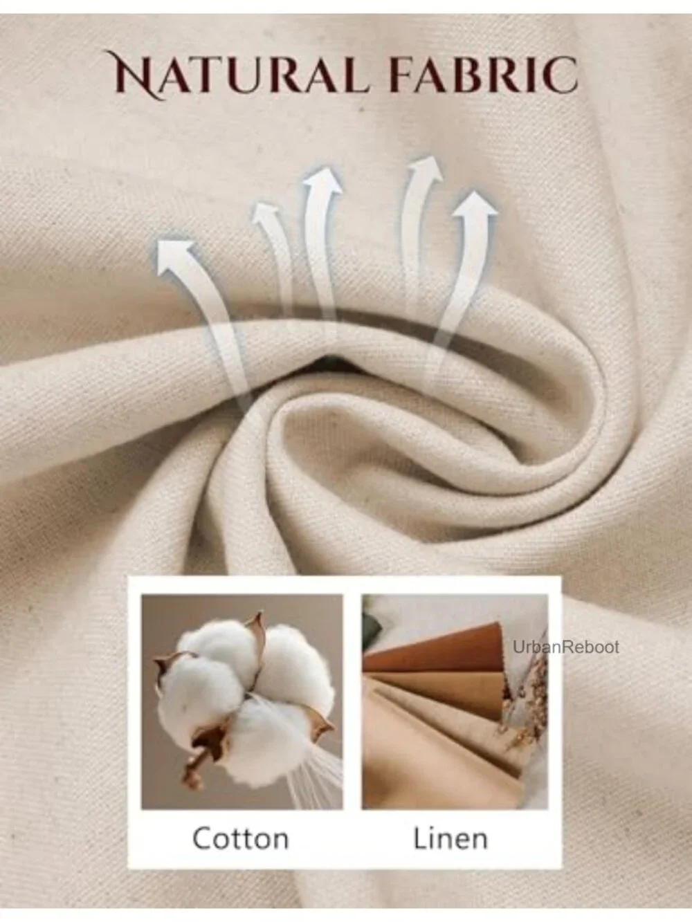 Relaxed Fit Cotton Linen Drawstring Pants for Men Casual Summer Trousers